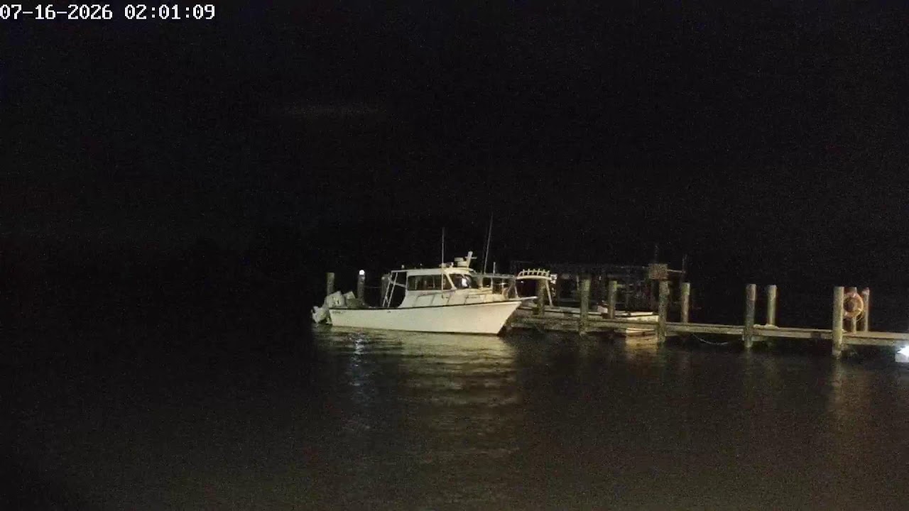 Live webcam view of Smith Island County Dock