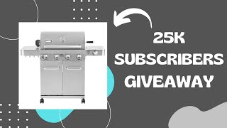 BBQ Grill Giveaway 25K Subscribers