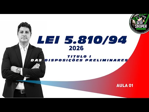LAW 5.810-94 - RJU of Civil Servants of the State of Pará - LESSON 01