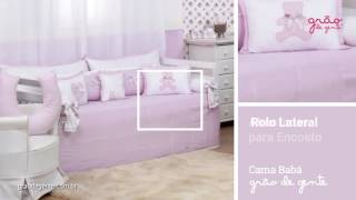 Kit Cama Babá Sweet Bear Rosa | Ref: 48332