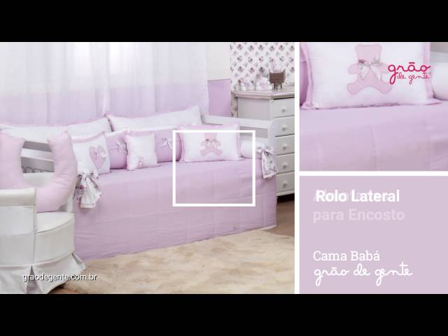 Kit Cama Babá Sweet Bear Rosa | Ref: 48332