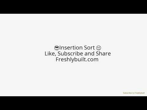 Insertion Sort In Python Animated Video With Source Code Algorithm Flowchart And Added Blog