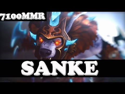 Dota 2 - Sanke 7100 MMR Plays Ursa Vol 4 - Ranked Match Gameplay!