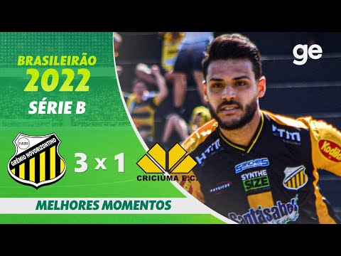 Gols e lances de Novorizontino x Criciúma