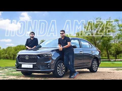 Honda Amaze Honest User Review ✨🚘 : Why buy this over Maruti Dzire, Baleno?