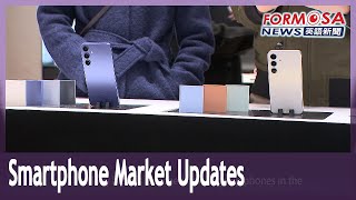 Smartphone market updates: Samsung stays level as Huawei hammers Apple｜Taiwan News