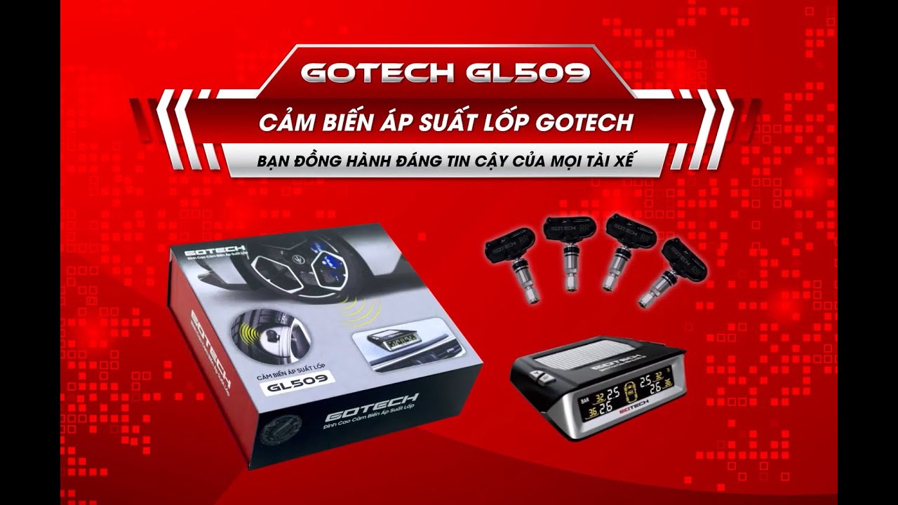 Cảm biến áp suất lốp GOTECH GL509 - Trợ thủ đắc lực hỗ trợ lái xe an toàn | Panda Auto