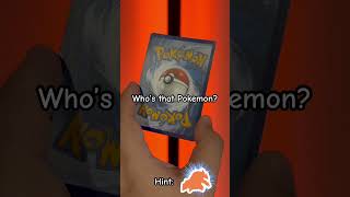 Who’s That Pokemon!? #pokemoncards #whoisthatpokemon #pokemontcg #tradingcards