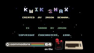 Commodore 64 Games - Kwix Snax