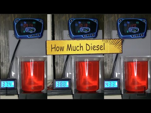 2kw chinese diesel heater How Much Fuel