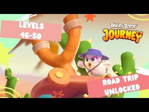 AB JOURNEY 😡🐥🐥|LEVELS 46-50|SACRED SPRINGS UNLOCKED|ANGRY BIRDS JOURNEY GAMEPLAY|#angrybirdsjourney