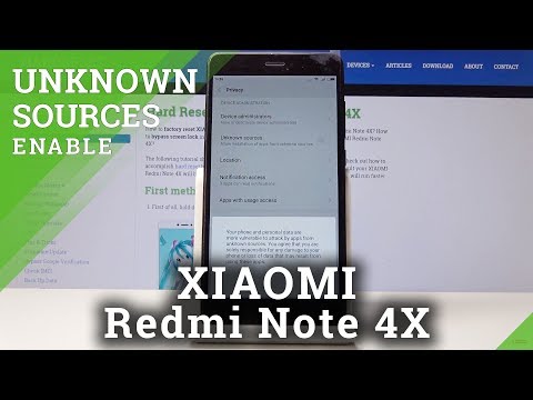 How to Allow App Installation in Xiaomi Redmi Note 4X - Enable Unknown Sources