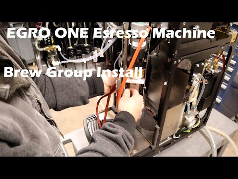 Egro One Espresso Machine Brew Group Install