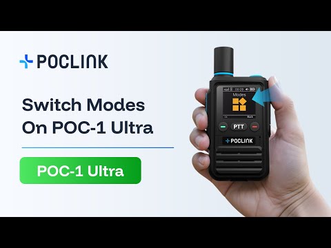 How to Switch Modes on POC-1 Ultra?
