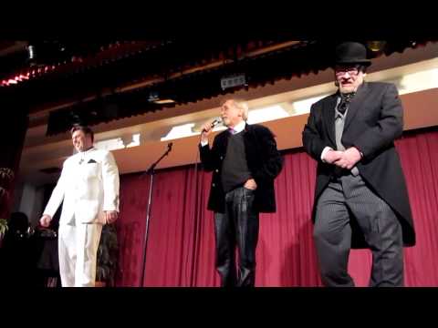 Peter Rapp mit den Kabarettduo "Fleckerteppich" am 14.1.2012 im Louis Braille Haus