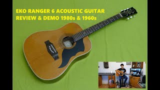 Video thumbnail for EKO RANGER 6 ACOUSTIC DREADNOUGHT GUITAR REVIEW & DEMO MADE IN RECANATI ITALY 1960's 1970's & 1980's by SUN HOT BAND