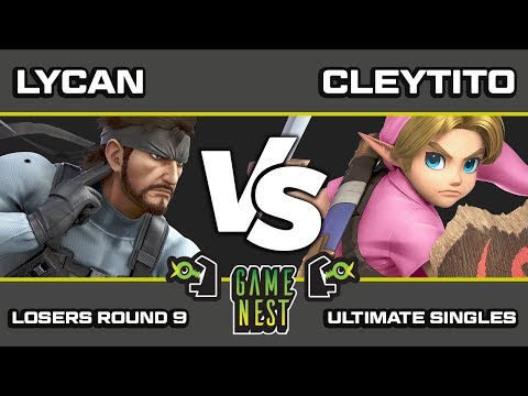 Game Nest Smash It Up: Lycan (Snake/Diddy Kong/Lucina) vs Cleytito (Young Link) - Losers Round 9