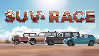 SUVs race