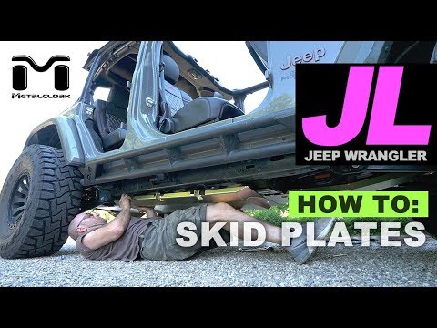 Jeep Wrangler JL Armored Skid Plate Install & Review