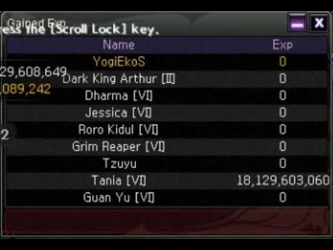 Evil King J - 800b Exp/hours -  Atlantica Online Valofe