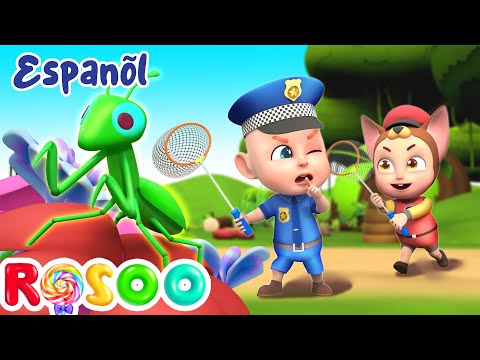 Vamos a Buscar Insectos 🐛 Aventuras del Policía | Nursery Rhymes - Canciones Infantiles en Español