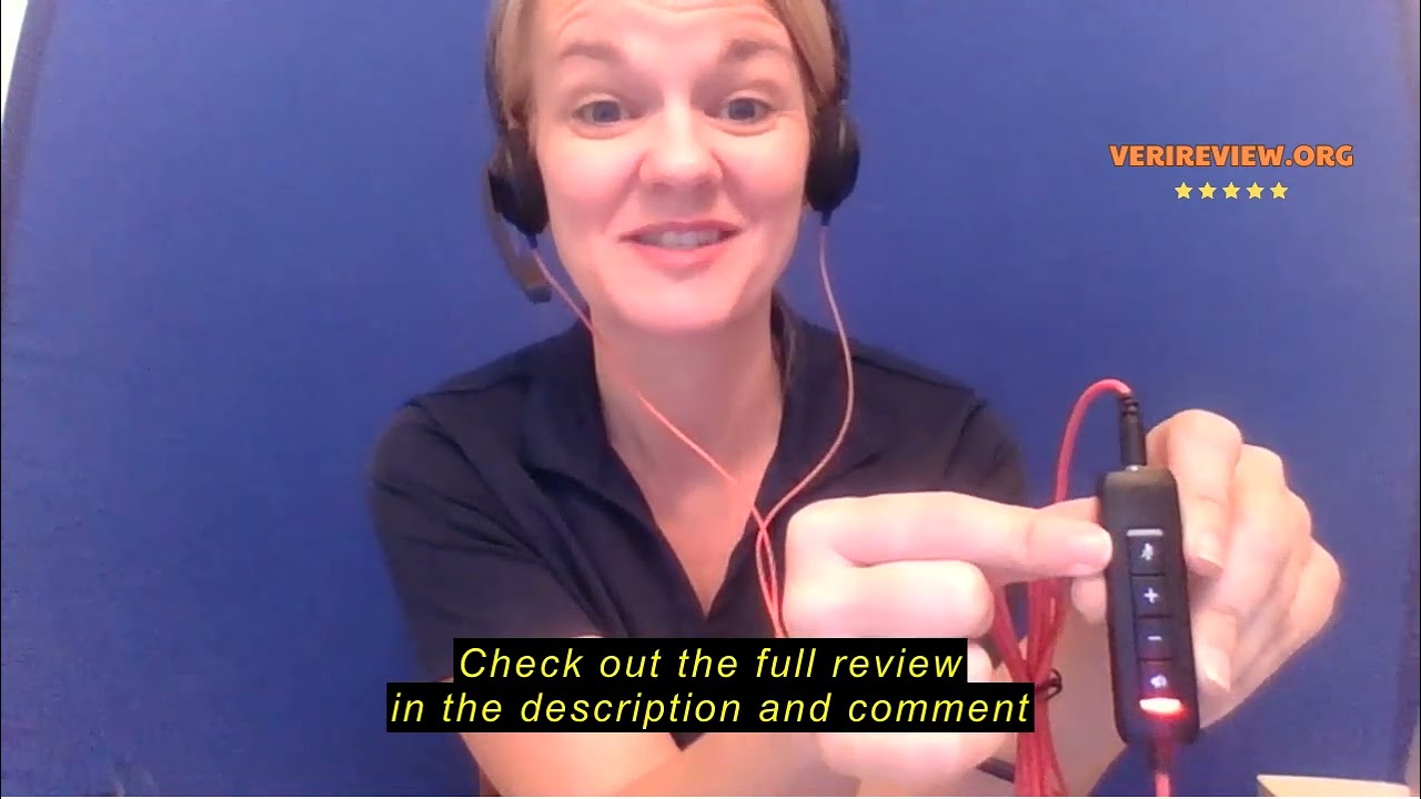 Review NUBWO HW02 USB Computer Headset with Clear Chat Microphone, Lightweight On-Ear Wired Headset