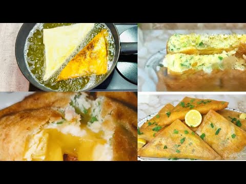 Tunisian Brick Pastry Recipe 🇹🇳 with Tuna and Egg 🥚 Easy and Quick 👌😋👍