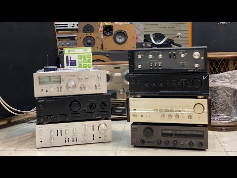 7Ampli giá cắt duyên “ Lắm mối tối ở không” Uher Vg850 Denon915Rg Kenwood 8300… điện 220v