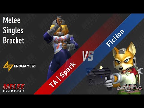 The Parking Lot (12/14) - TA | Spark (Sheik) vs. Fiction (Fox) - SSBM - Losers Semis