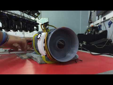 3D printed axial compressor part 2