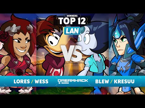 Lores & Wess vs Blew & Kresuu - Top 12 - Dreamhack Valencia 2023 - LAN 2v2