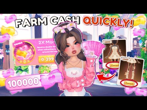 HOW to *FARM CASH QUICKLY* in DRESS TO IMPRESS! 💰 FARMING TUTORIAL (NEW!!) | Roblox