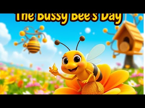 "The Busy Bee’s Day: Buzzing Fun & Nature Facts!"!! Fun & Nature Facts