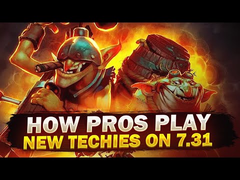 HOW Dota 2 Pros play the NEW Techies on 7.31 Patch
