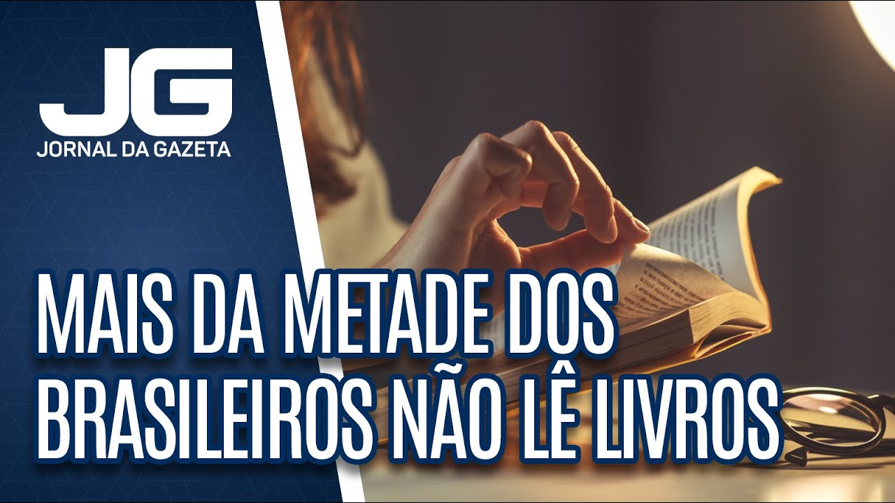 Mais da metade dos brasileiros não lê livros, diz pesquisa