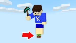 【マイクラ】小さな１ブロックしかないマインクラフト