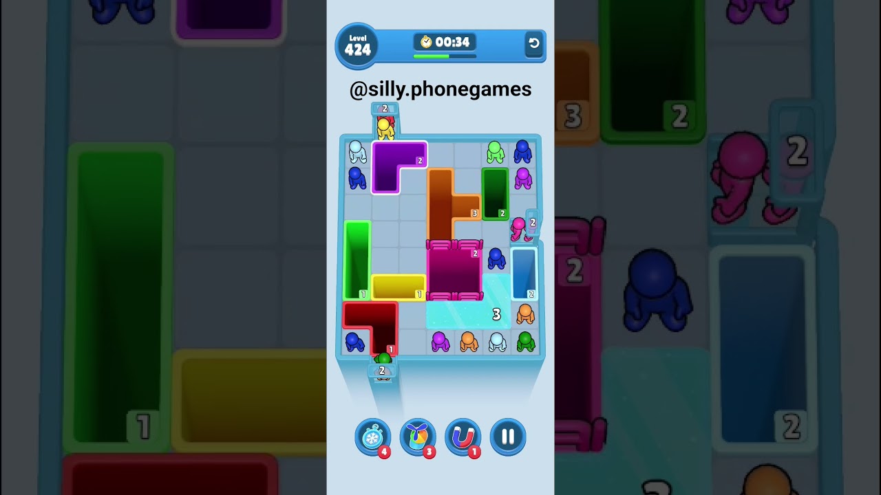 Drop Away Level 424 Walkthrough Solution