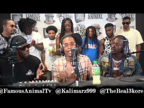 Memphis Rappers Kali Marz9 & 3kDre Stops by Drops Hot Freestyle on Famous Animal Tv