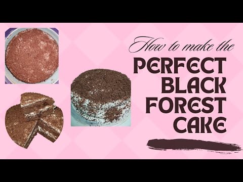 How to make the perfect black forest cake| black forest cake 1/2 kg| #blackforestcake #birthdaycake