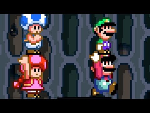 Super Mario Maker 2 Multiplayer Co-Op Team