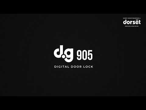 Dorset DG 905 Digital Rim Lock with 5-in-1 Access – Fingerprint, PIN, RFID, Key, Mobile App | Wi-Fi Inbuilt, HD Camera, 2-Way Intercom, Smart Home Compatible | AB Finish