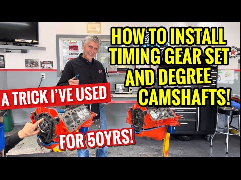 How to Install your Timing Chain and Gear set on your SMALL BLOCK CHEVY and degree your Camshaft!