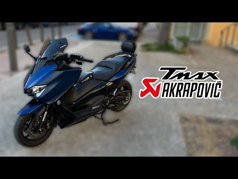 Tmax 530 dx akrapovic + quick test (my new T-max) ✌🏼