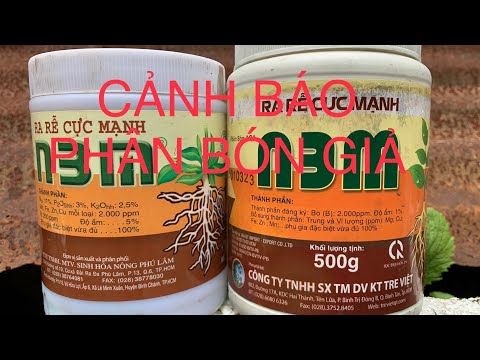 Cảnh báo phân bón N3M giả! Mọi người để ý nha