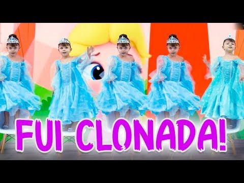 FUI CLONADA - Five Little Babies Jumping on the Bed | Kids Song with Princess Cinderela