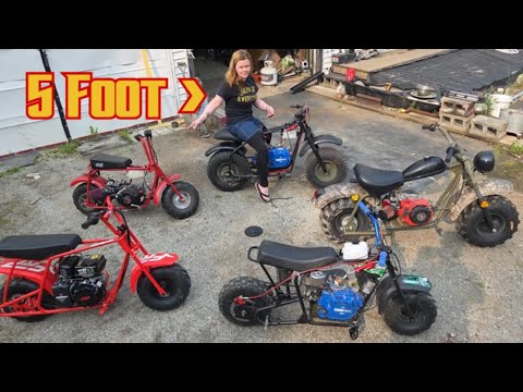 Woman's Opinion on Mini Bike Size and Comfort Comparison