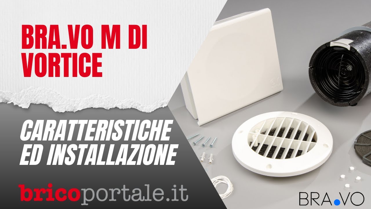 Come migliorare la qualità dell'aria di casa con BRA.VO M Vortice | Caratteristiche e installazione