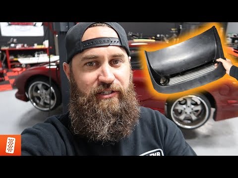 DESIGNING A CUSTOM HOOD FOR THE FD RX-7 & GREDDY HOOD STRUT INSTALL!