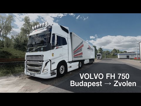 [ETS2] Volvo FH5 750 Driving (POV)  Budapest → Zvolen