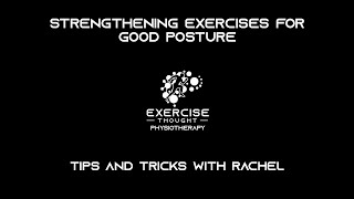 Strengthening exercises for posture